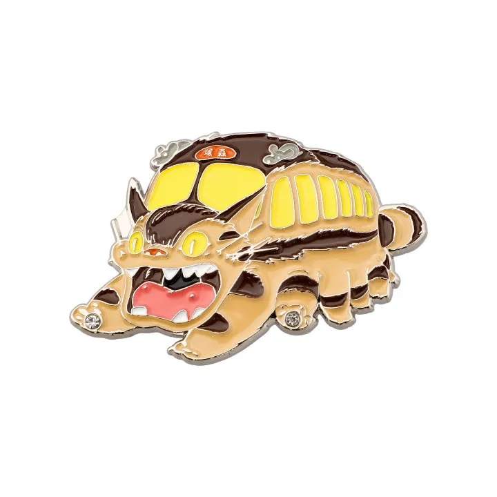 Metal Brooch Catbus - My Neighbor Tororo